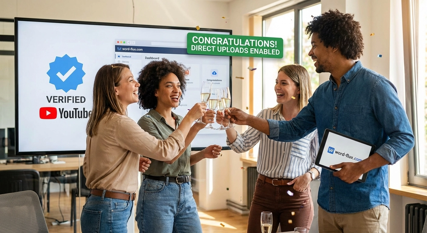 Word-Flux is Now YouTube Verified