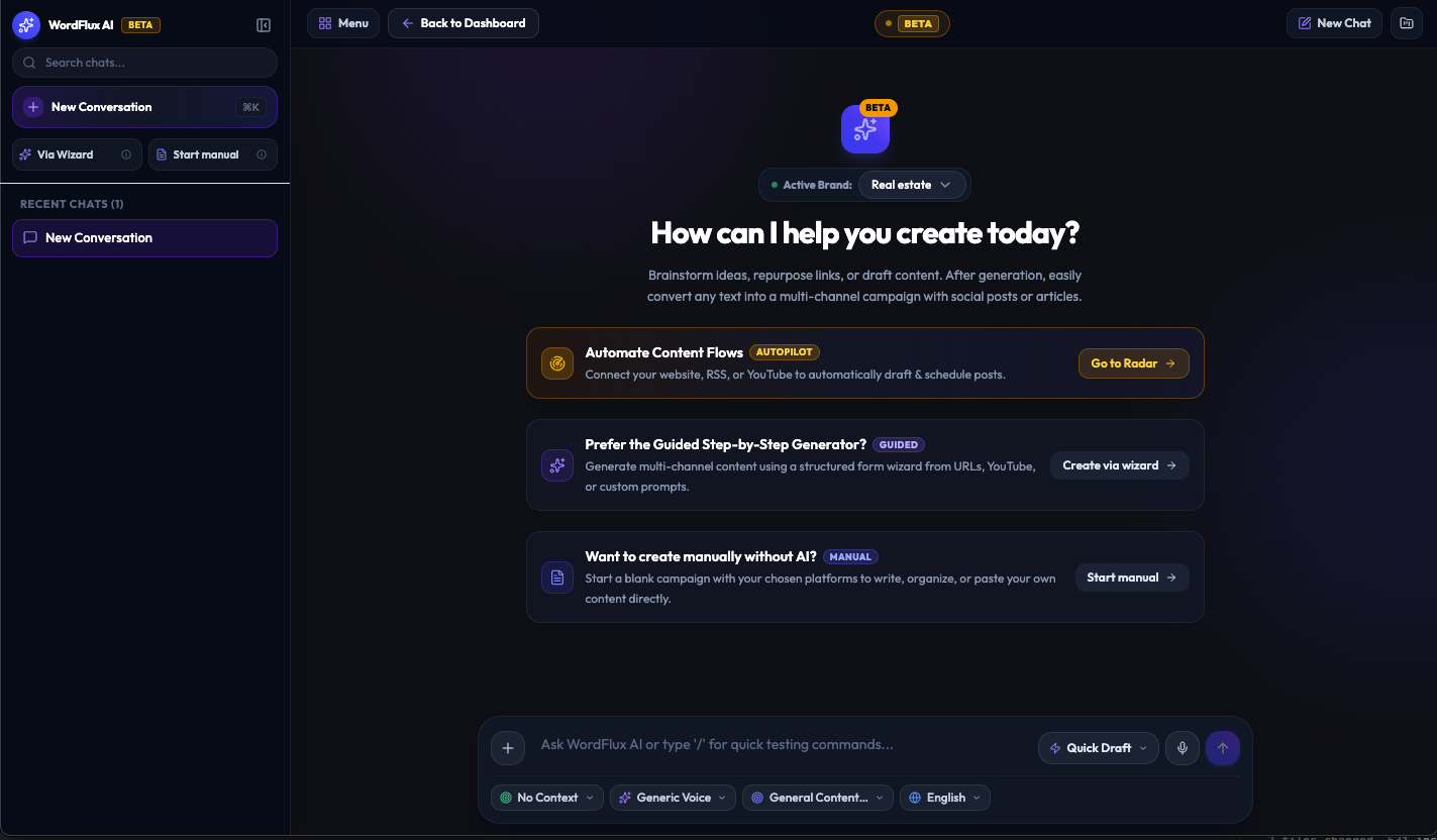Stop the Copy-Paste Chaos: Introducing WordFlux AI Chat for Social Media and CMS (Beta Coming Soon)