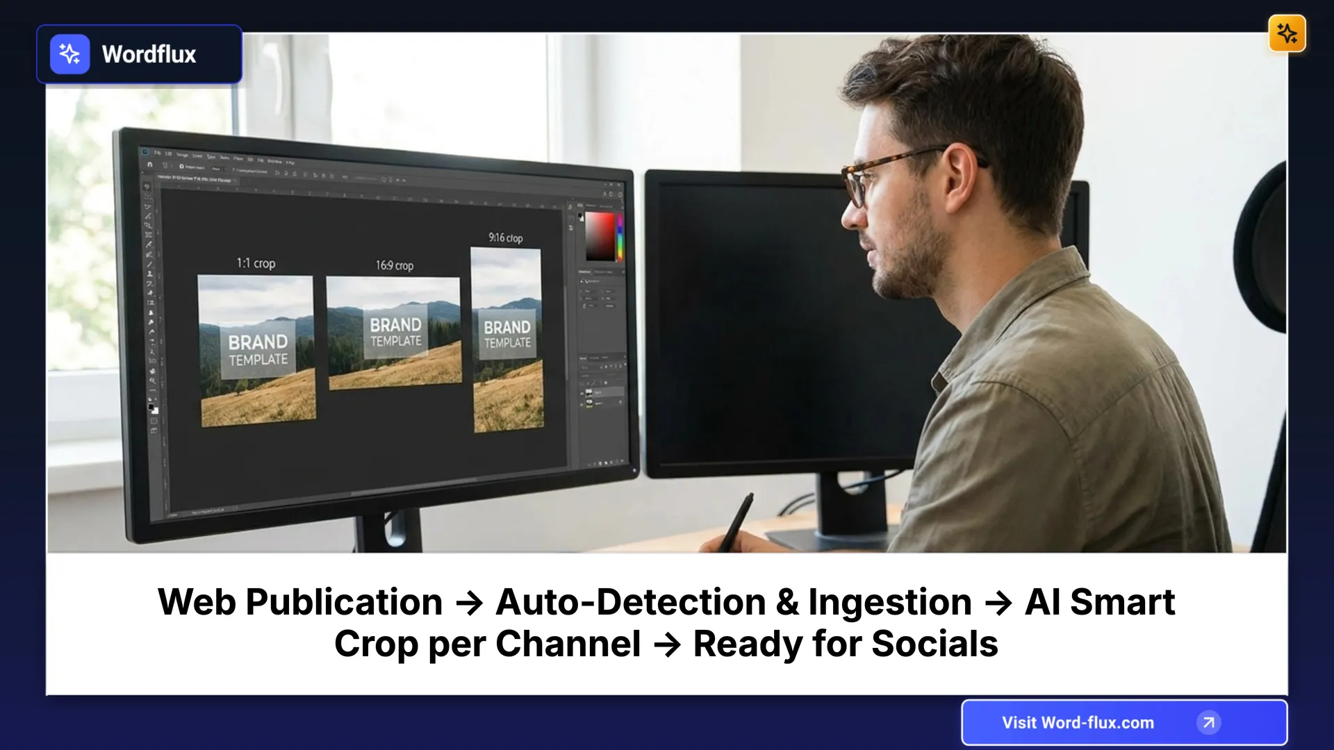 Automatic Social Media Image Cropping with AI | Wordflux